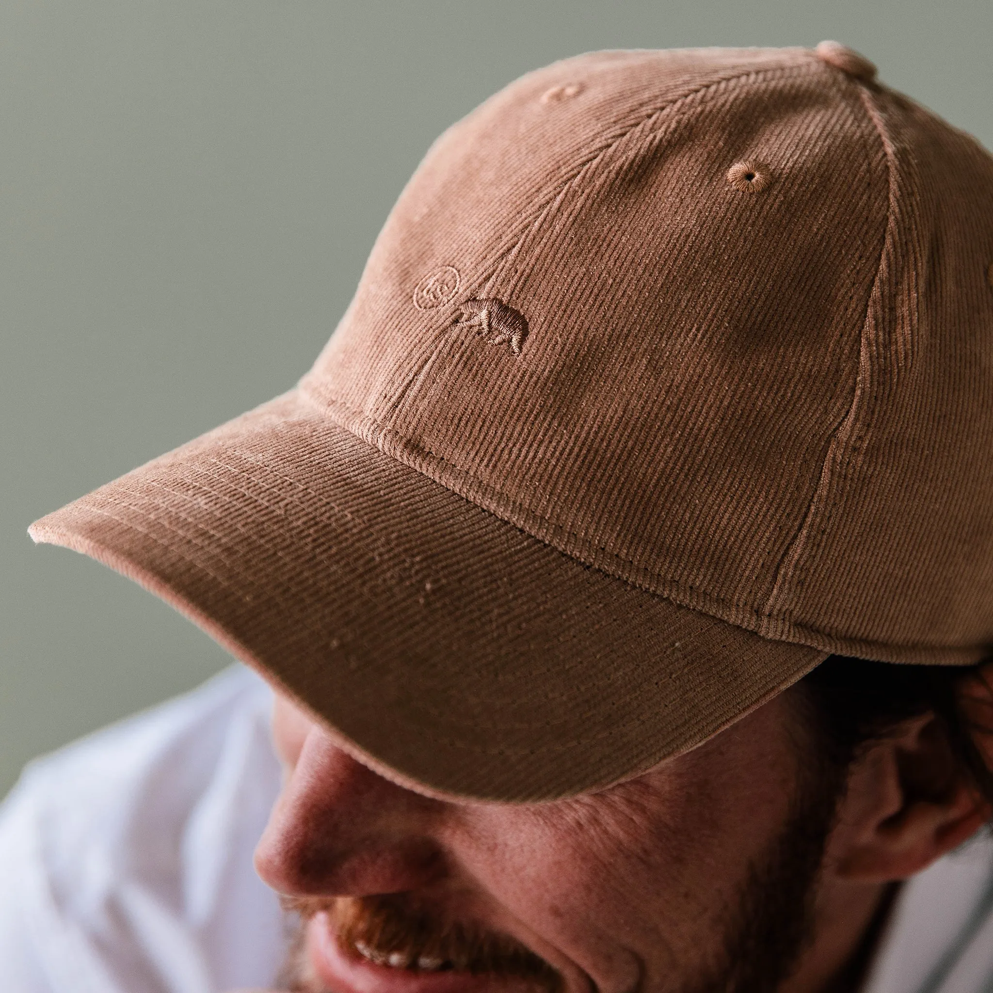 The Everyday Cap in Brick Pincord