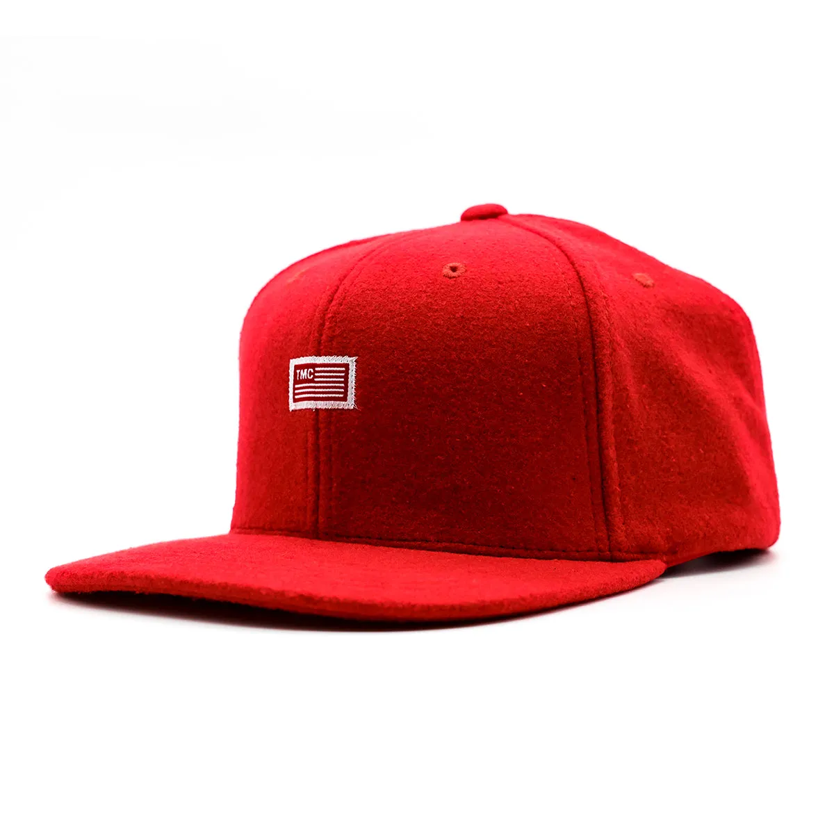 TMC Flag Limited Edition Snapback - Red Wool