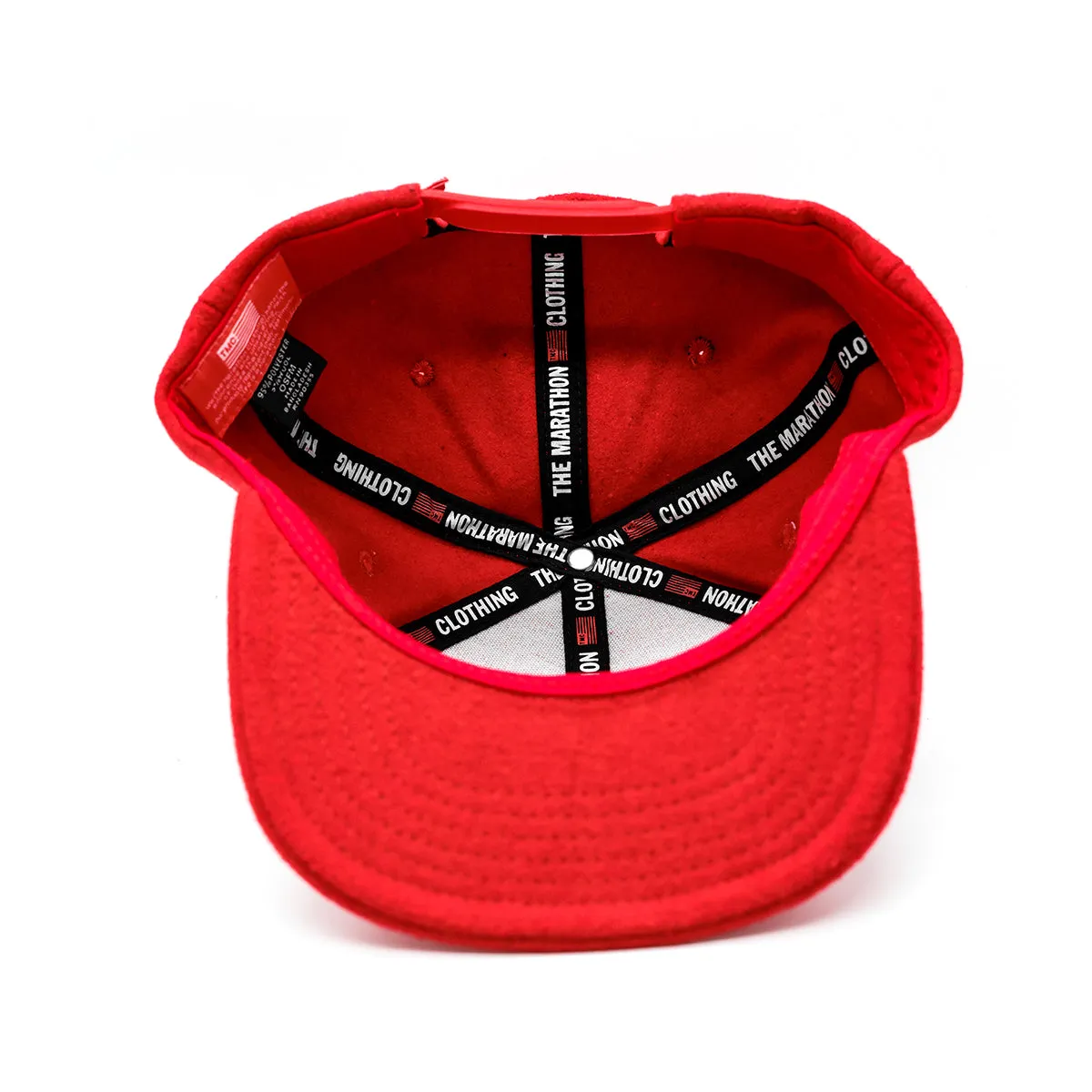 TMC Flag Limited Edition Snapback - Red Wool