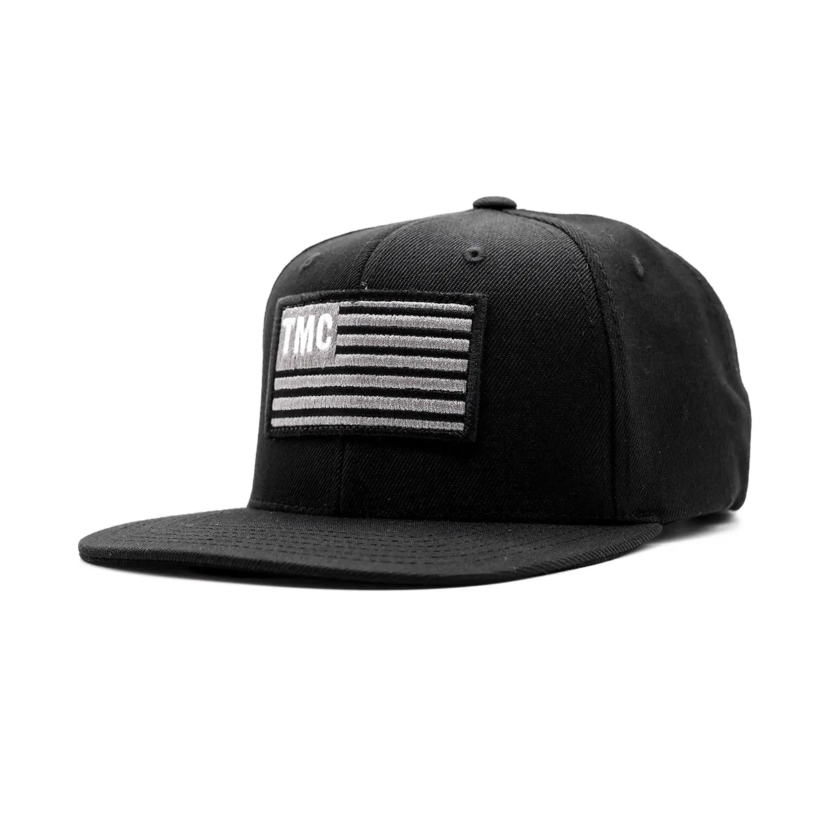 TMC Flag Patch Limited Edition Snapback - Black/White