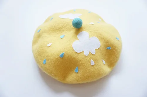 ''WEEPING CLOUDS'' YELLOW BERET BY51021