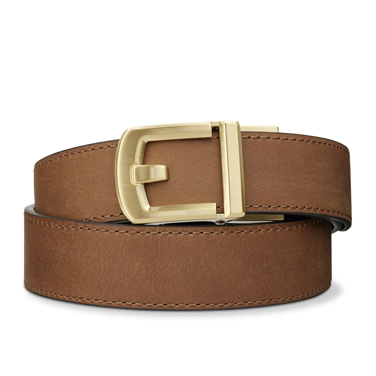 X8 BRASS BUCKLE | BUFFALO LEATHER GUN BELT 1.5"